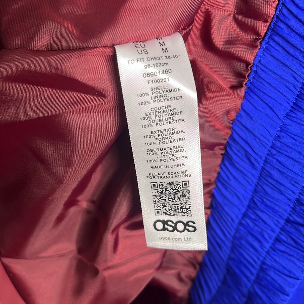 ASOS Colorblock Windbreaker - Picture 8 of 9